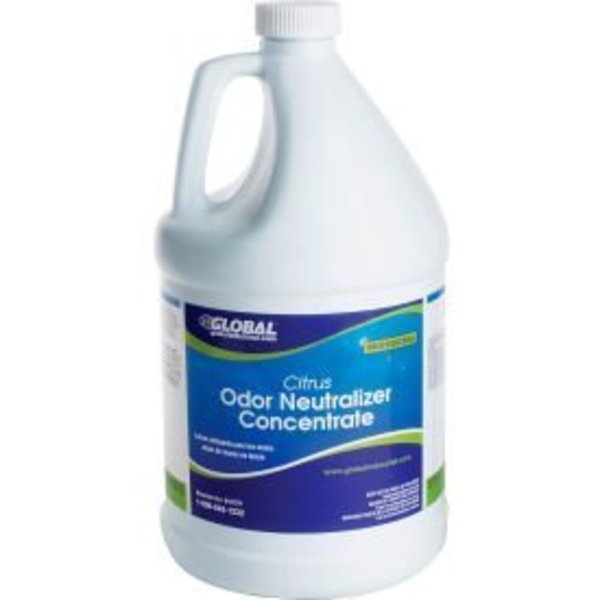 Global Equipment Global Industrial„¢ Odor Neutralizer Concentrate, Citrus - Case Of Four 1 Gallon Bottles N736-G4